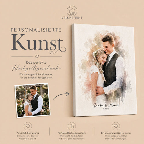 Personalisierte Porträt für Paare (Digital)