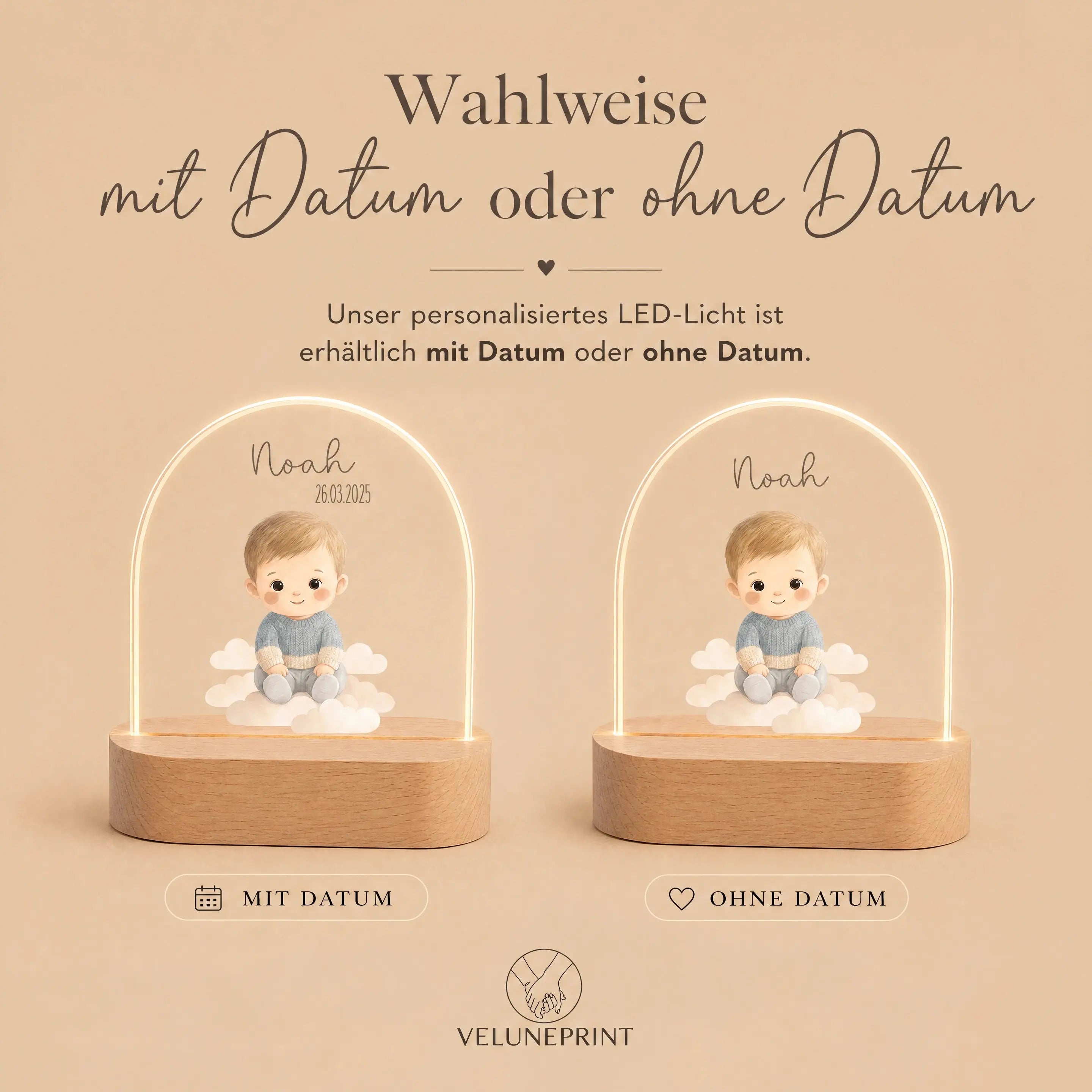 Personalisierte Kinderlampe