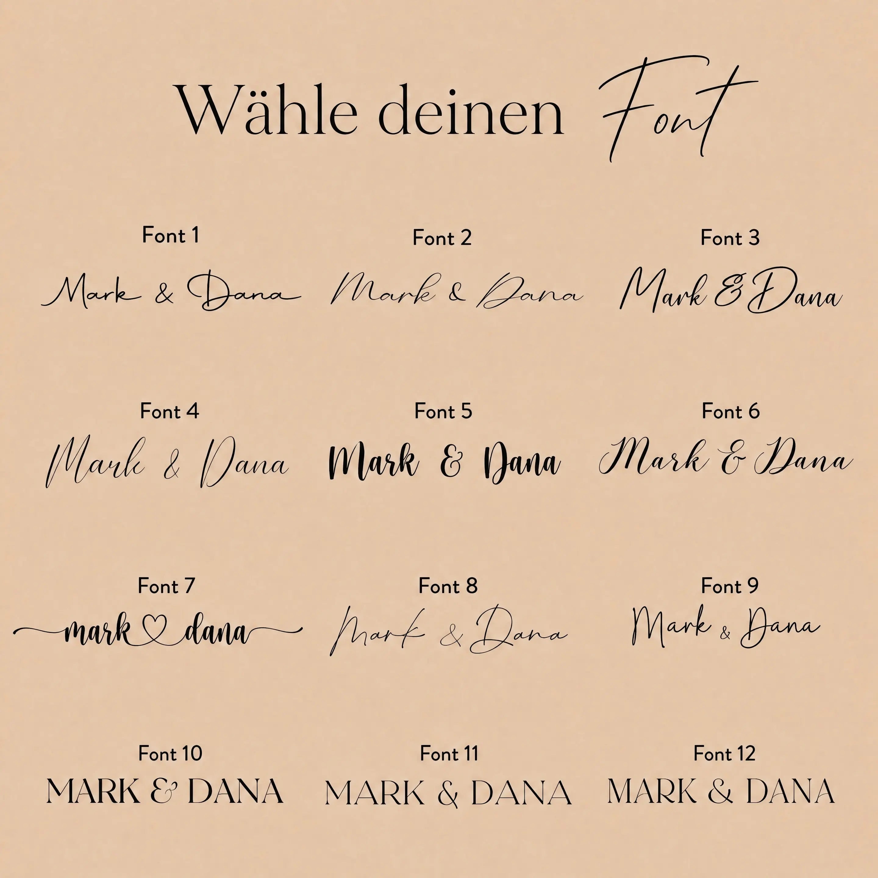 Personalisierte Porträt für Paare (Digital)