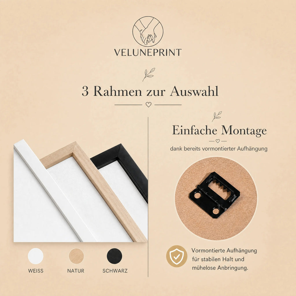 Personalisiertes Lineart Porträt für Paare